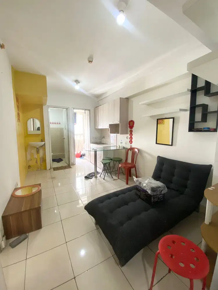 Apartemen Green Bay Pluit Unit 2 Br Renov jadi 1 Br Semi Furnish