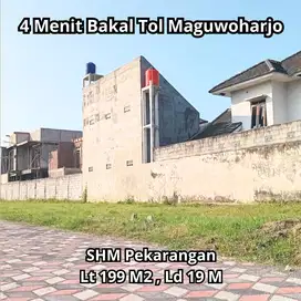Jual Tanah Jojga Area Maguwoharjo Siap Bangun SHM Pekarangan