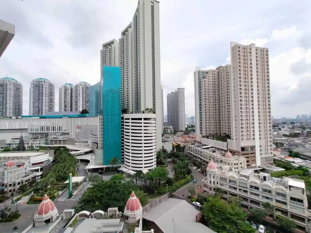 Jual 2BR kosongan tower H view Central park Apt. Mediterania 2 Tj Drn