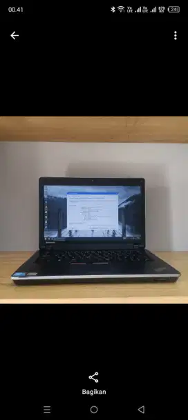 Lenovo Thinkpad Edge RZ3 Core i3 - 2.53 Ghz DDR 8GB 250GB 14 1.5 jam