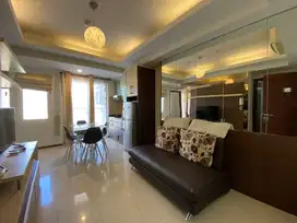 2br plus full furnish view central park Apt.Royal mediterania garden