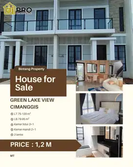 House at new cluster at Green Lake View Cimanggis