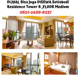 DIJUAL Bisa juga DISEWA Setiabudi Residence Tower B ,FLOOR Medium