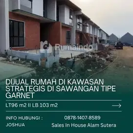 DIJUAL RUMAH DI KAWASAN STRATEGIS DI SAWANGAN TIPE GARNET
