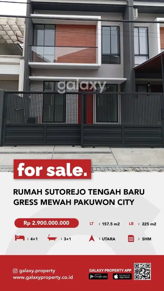 Jual Rumah New Gress Mewah Pakuwon Citu