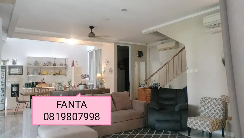 Cluster bintaro jaya hook taman luas keren siap huni