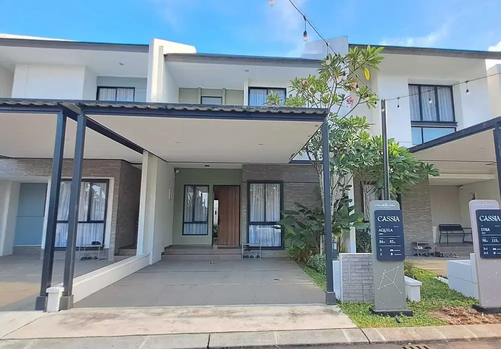 Dijual Rumah 2 lt, Cluster Cassia, Ayodhia Tangerang