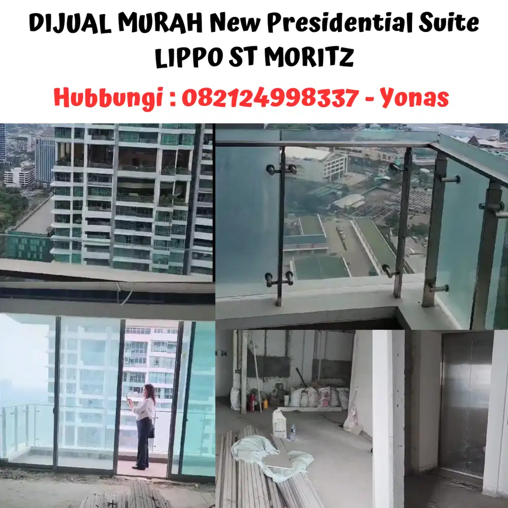 DIJUAL MURAH New Presidential Suite LIPPO ST MORITZ