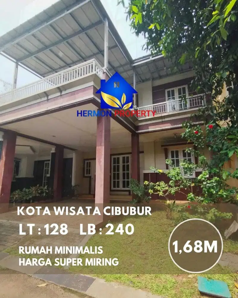 Butuh Cepat Harga Miring Bnaget Rumah Minimalis di Kota Wisata cibubur