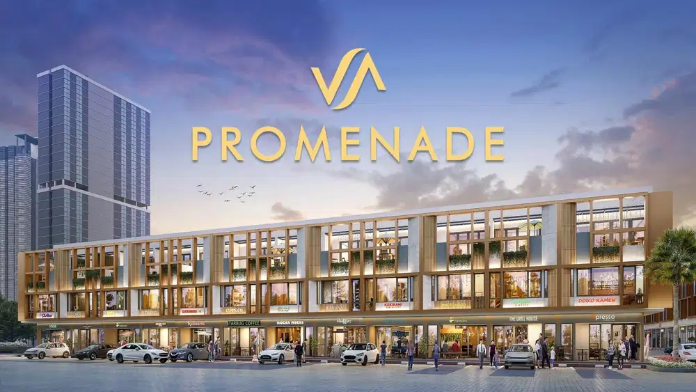 Dijual Ruko 3 Lantai Virginia Arcade Promenade di BSD City, Tangerang