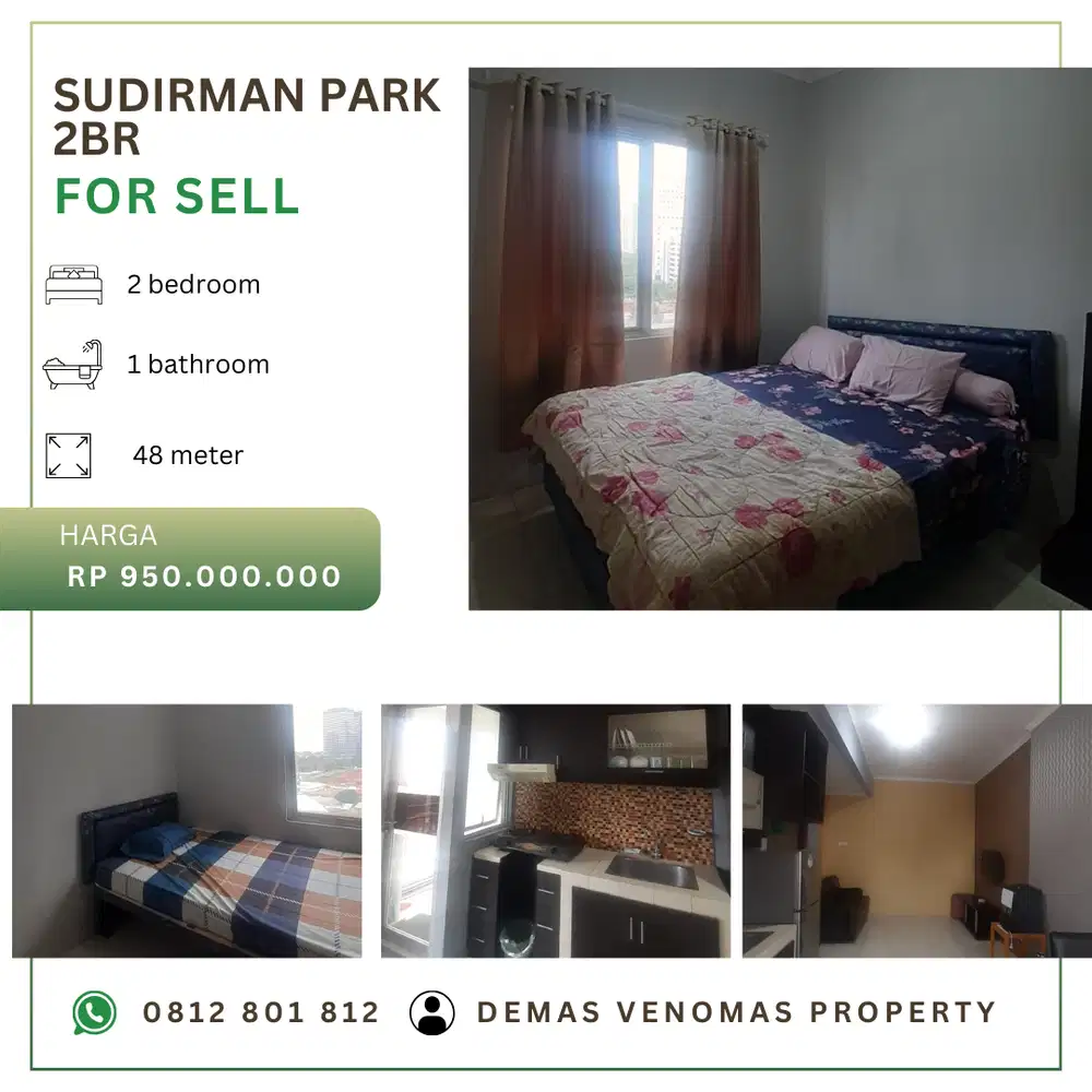 Dijual Sudirman Park 2BR
