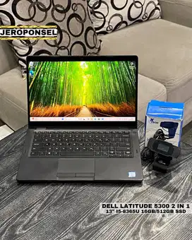 DELL LATITUDE 5300 2 IN 1 TOUCHSCREEN I5 16GB/512GB SSD MULUS MURAH