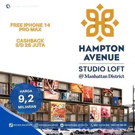 Ruko Hampton Avenue Studio Loft Gading Serpong Free Iphone 14 Pro Max