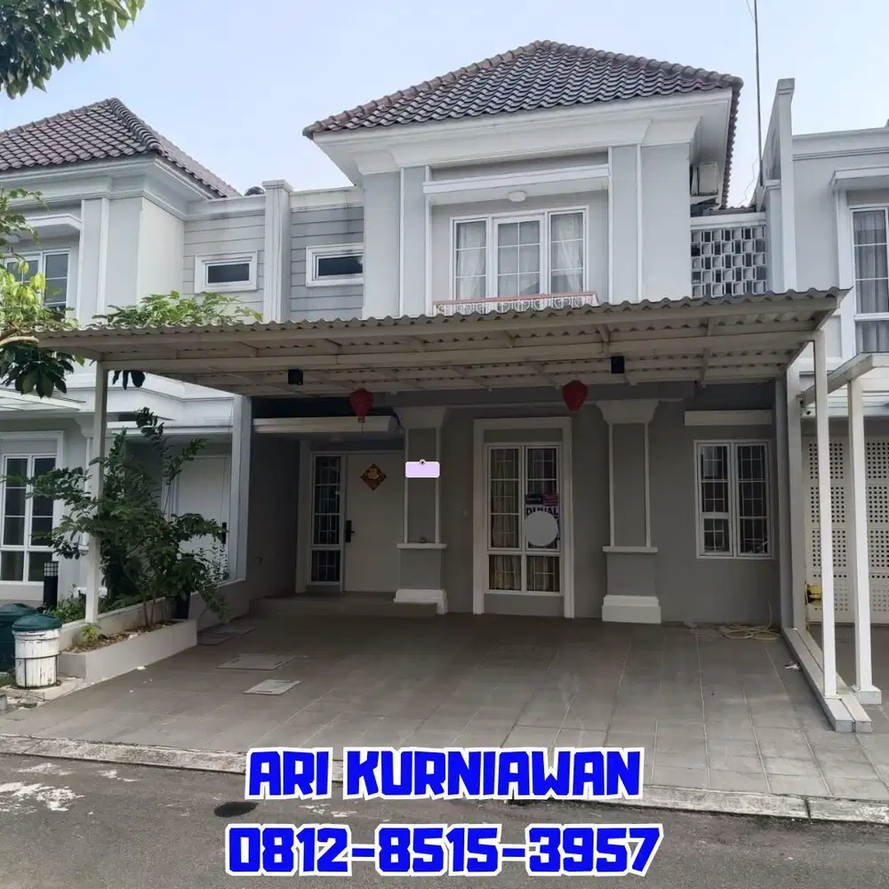 PASTI CUAN RUMAH Ekslusif PERTAMA Gading Serpong 8X17 HANYA 4MAN FULL