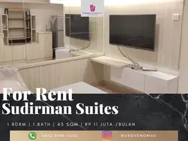 Disewakan Apartement Sudirman Suites Furnished 1 BR Mid Floor