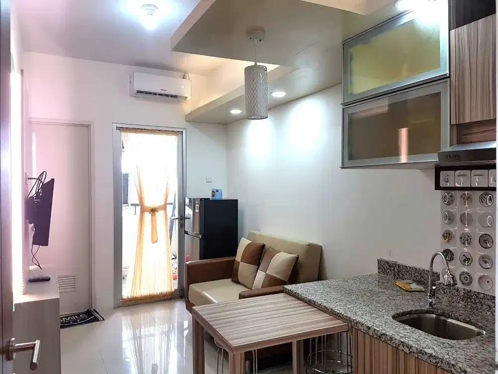 SEWA Apartemen Gunawangsa TIdar, 2 BR, Tower A,Furnish, Surabaya Pusat