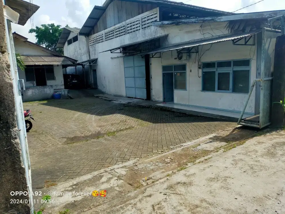 Turun Harga, Dijual Tanah dan Bangunan Pabrik Cikupa Tangerang Banten