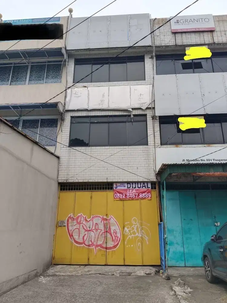 Dijual Ruko 3 Lantai Jl. Raya Merdeka Cimone Karawaci Tangerang Banten