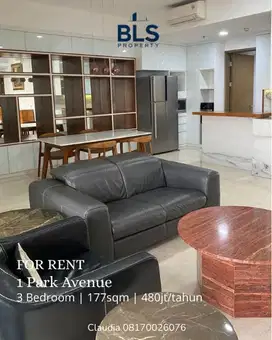 FOR RENT Apartement 1 Park Avenue 3BR