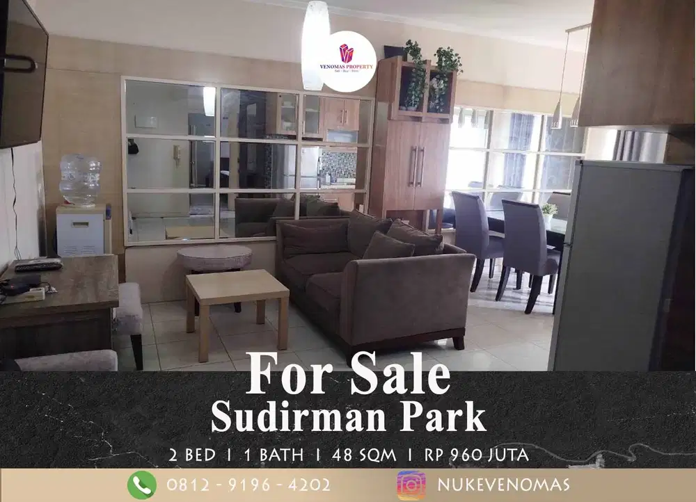 Jual Apartement Sudirman Park 2 Bedrooms Lantai Tengah