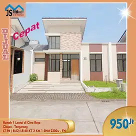 DIJUAL Rumah Baru 1 Lantai di Citra Raya Cikupa . Tangerang  - FN