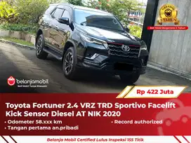 [ GARANSI 5TH ] Toyota Fortuner 2.4 VRZ TRD Sportivo Diesel 2020 2021