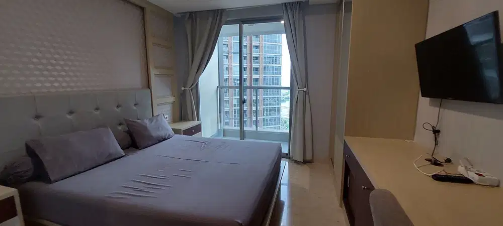 Sewa apartemen gold coast pik1 studio full furnish