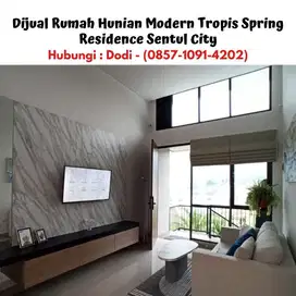 Dijual Rumah Hunian Modern Tropis Spring Residence Sentul