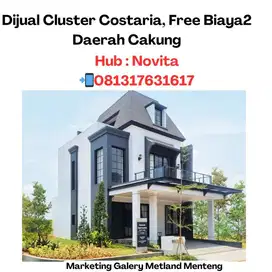 Dijual Cluster Costaria, Free Biaya2,Daerah Cakung