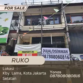 DIJUAL RUKO 3 LANTAI, JAKARTA SELATAN