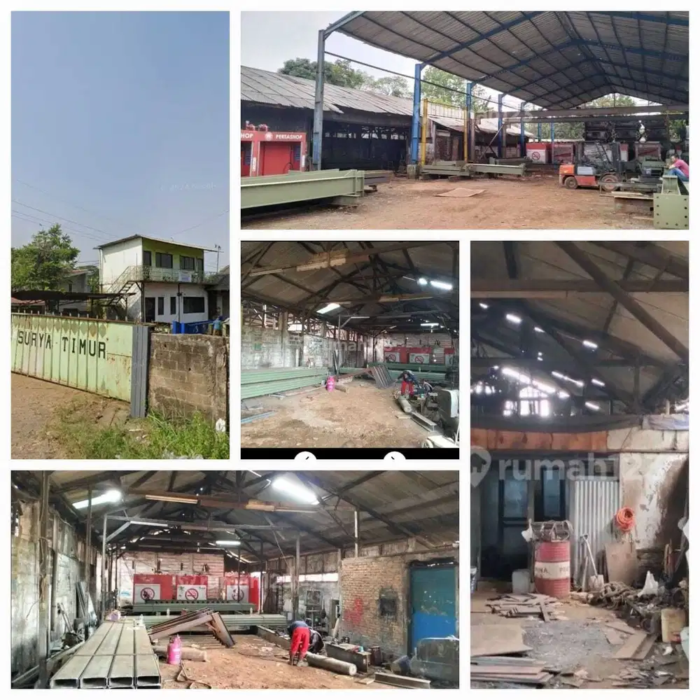 DIJUAL GUDANG KOMERSIAL LUAS 1.818 M2 DI DAERAH TAMBUN BEKASI