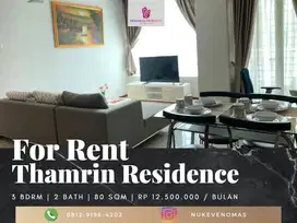 Disewakan Apartement Thamrin Residence 2BR+1 Tower E High Floor