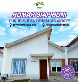 HACACA VILLAGE MARUNDA BEKASI-BAYAR 5 JUTA ALL IN SUDAH DAPAT RUMAH