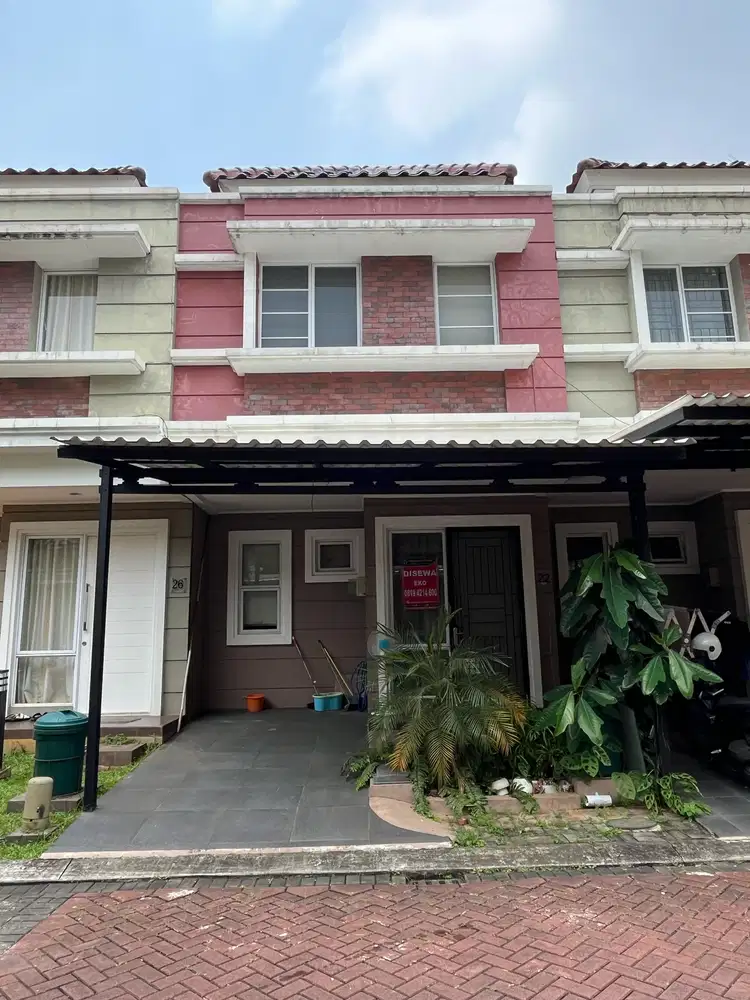 Disewakan Rumah full furnished & elektronik di perbatasan gadser & bsd