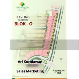 Luas tanah 1000m2, cocok untuk bangunan commercial&Start Harga 17 juta
