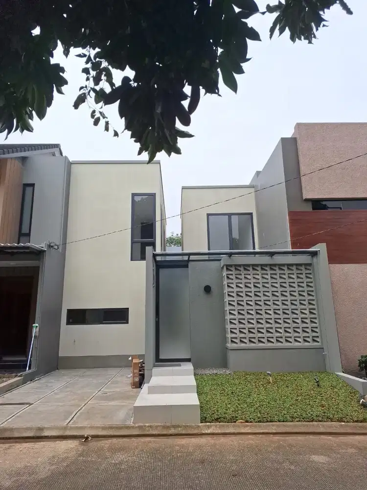 Dijual rumah baru siap huni dekat BSD City Konsep Desain Villa