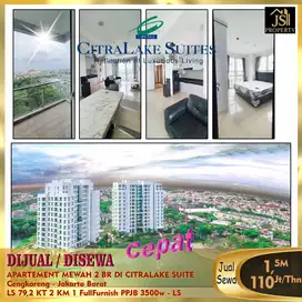 DIJUAL APARTEMENT MEWAH 2 BR DI CITRALAKE SUITE Cengkareng - LS