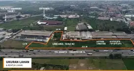 Dijual Tanah Langka Bagus Karawang Timur