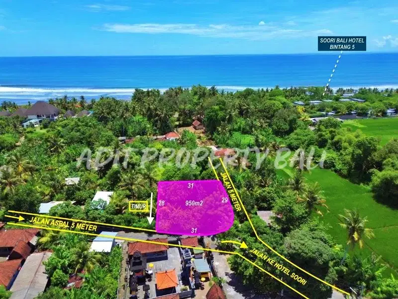 Tanah Pantai Kelating Tabanan Bali