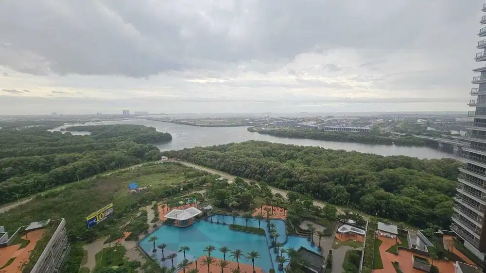 DISEWAKAN APARTMENT 3 BR GOLD COAST PIK