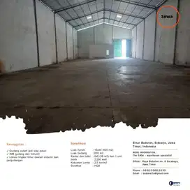 sewa gudang industri murah lingkar timur Sidoarjo