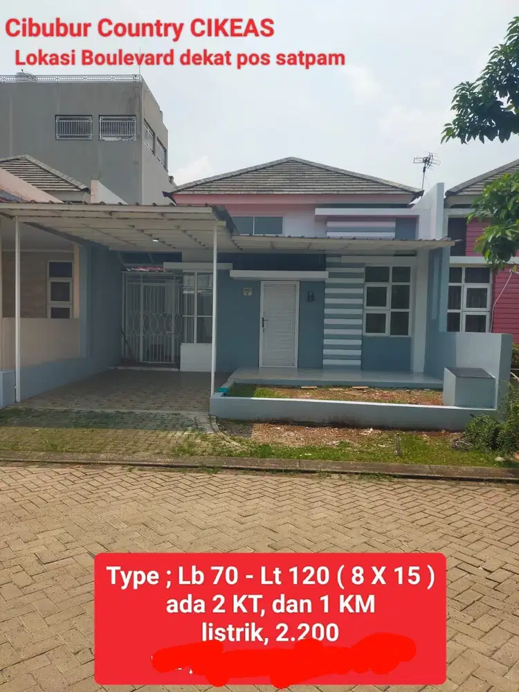 Rumah tanah 120 cuma 1M nego