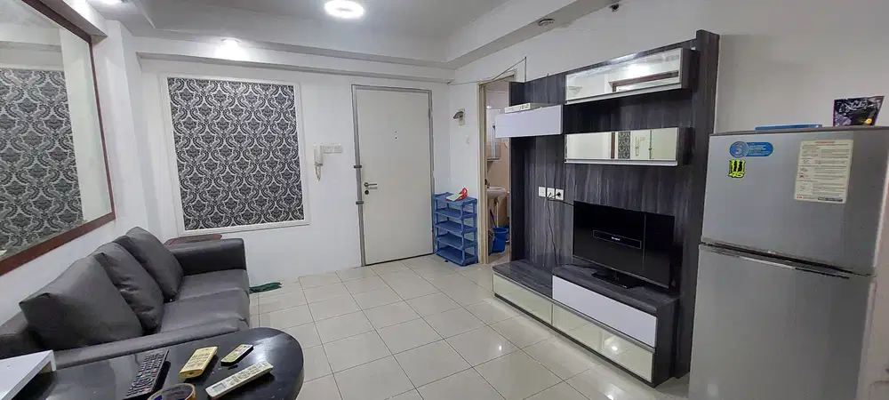 Sewa cepat apartemen greenbay 3br jadi 2br furnished