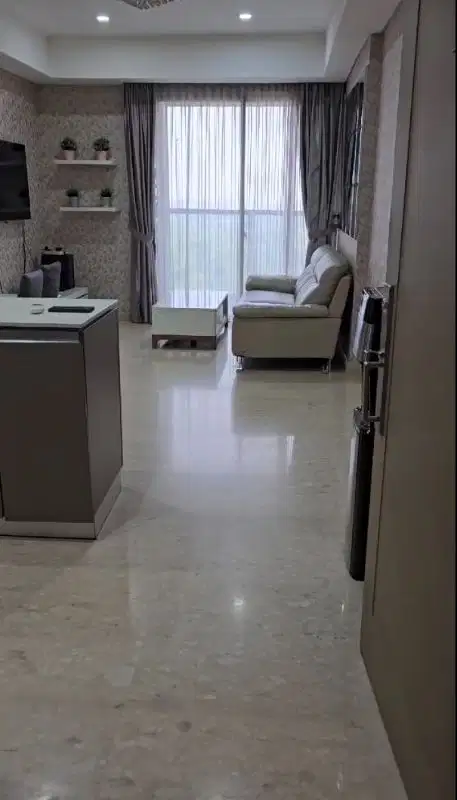 Sewa cepat apartemen gold coast pik 2br full furnished