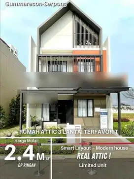 Cluster Strozzi at symphonia dengan konsep real full attic house 2,4ma