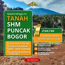 Tanah murah shm puncak cisarua bogor