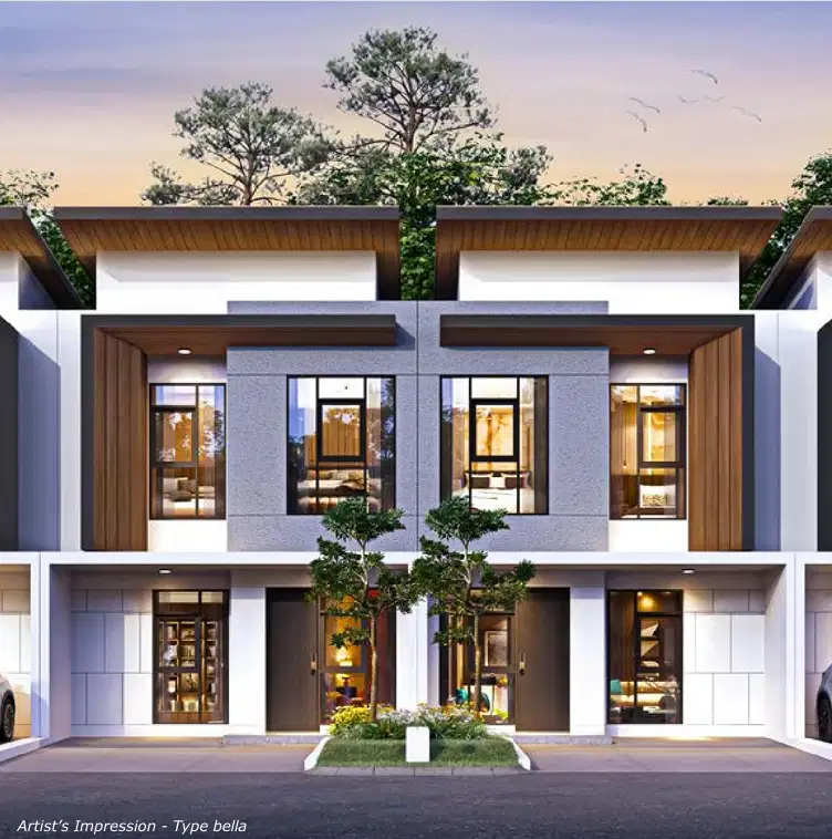 Rumah 2 lantai dekat bintaro lokasi strategis bebas biaya biaya