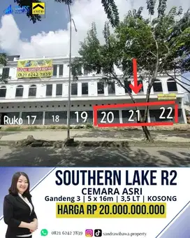 Ruko Gandeng 3 Southern Lake Cemara Asri