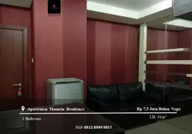 Sewa Apartement Thamrin Residence Low Floor 1BR Furnished View Pool