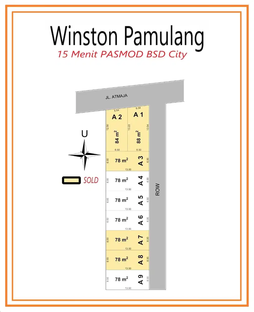 10 Menit Ke Living Plaza Pamulang Tanah Strategis Free SHM